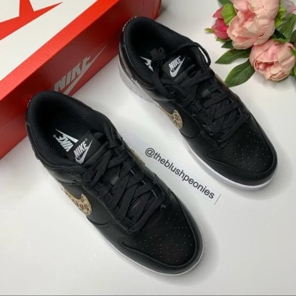 Nike Dunk Low Animal Swoosh Black NWT - Picture 4 of 10